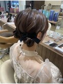 【鈴木結惟】ツインお団子アレンジ