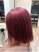ハイトーンピンクボブ『TELA HAIR つくば研究学園店』