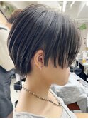 シドウ/20代30代/麻生/ハンサムショート/ブルーブラック