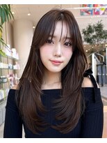 ミンクス渋谷スマートサロン(MINX shibuya smart salon)&nbsp;ナチュラルロングレイヤー/モカブラウン