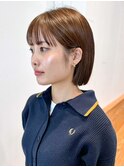 ボブミディアム美髪ショート外ハネボブ韓国ヘア_ba544432