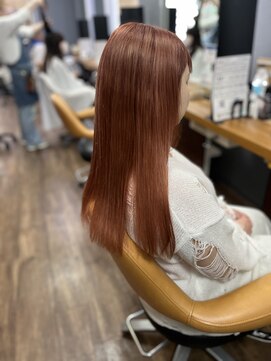 リッツファミリーズ ニコ本原店(RIT FAMILY Z) ※ブリーチ必須　エネルギッシュ！　ブラッドオレンジカラー