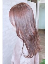 ヘアグレース レフア(hair grace Lehua)&nbsp;ロングスタイル/ピンクカラー/イルミナカラー/ハイライト