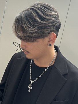 イーラ 2d(era) センターパート/メッシュ/ハイライト/刈り上げ/メンズ/眉毛