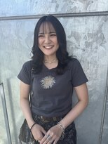 アナ ラーナ(Anna Lanna)&nbsp;シースルーバング×ダークグレージュ＊森本ひろか＊