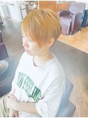 メンズライクな女子のツーブロック
