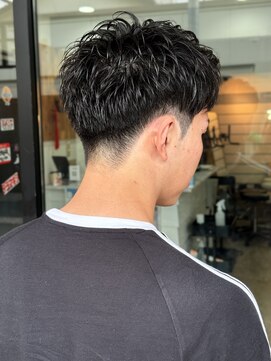 スウェル 柏店(Swell) #MEN’S HAIR#サーフカール#刈り上げセンターパート#フェード