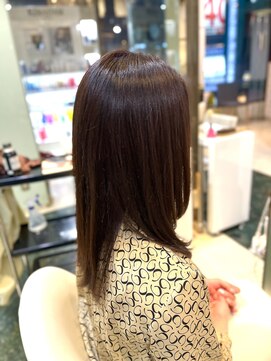 モア 下通店(MORE) 髪質改善カラー/チェリーブラウン