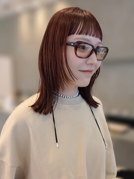 アトロ(Atoro) 梅田/レイヤー/ボブ/暗めカラー/グレージュ/ニュアンスカラー