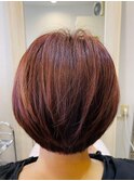 ベリーピンク×ショート