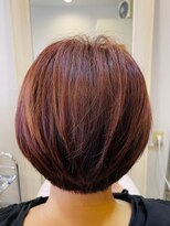 ヘアアンドデザイン クインテット(hair & design Quintet)&nbsp;ベリーピンク×ショート