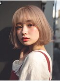 ショートボブ/ストレートボブ/前下がりボブ髪質改善20代30代40代