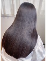 エメ 北花田(Aime)&nbsp;髪質改善トリートメントでつくるうる艶ココアベージュ縮毛矯正
