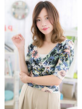 ヘアアンドビューティー ミック(Hair & Beauty miq) リラクシーな揺れ落ちヴェールウェーブ