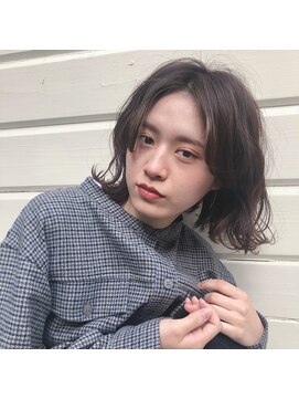 ヘアーアンドメイクトラスト(HAIR&MAKE TRUST) ミディアムヘア/イルミナカラー/アディクシーカラー/暗髪