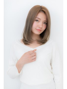 カバーヘア ブリス 川口(COVER HAIR bliss) 外国人風カラー♪ワンカール小顔セミディZ川口10代20代30代