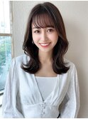 eri ヨシンモリ エギョモリ 韓国ヘアシースルーバングミディアム