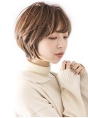 大人レイヤーショート／くびれヘア／30代40代