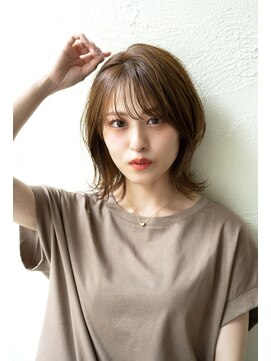 アンアミ オモテサンドウ(Un ami omotesando) 【Un ami】《増永剛大》   くびれヘア、おとな可愛い外ハネボブ