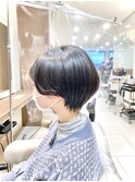 黒髪マッシュショート【Ash大泉学園 横山】