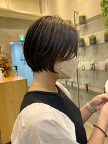 レーヴバイロンド 仙台(Reve by Lond)&nbsp;似合わせショートボブ　外ハネボブ　ペールベージュ