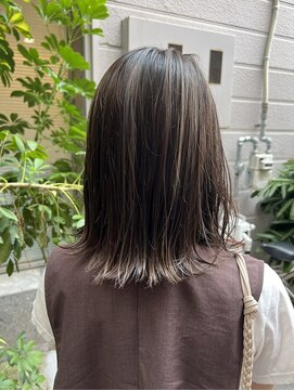 ヘアアンドメイク 心座(hair&make) ベージュハイライト