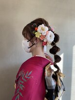 ヘアサロン ムク(HAIR SALON.MuKu)&nbsp;成人式振袖ヘアアレンジ・タマネギヘア