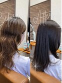 髪質改善カラー