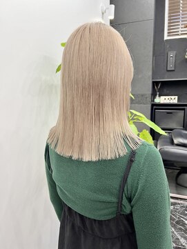 チュダック(ChuDuck) 韓国風《ミルクティー》ハイトーン/ケアブリーチ/ダブルカラー