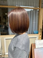 メルク(merc.)&nbsp;ころんとボブ/丸みボブ/丸みシルエット/くすみベージュ/抜け感