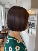 ソレカ(SORECA)&nbsp;【SORECA/ソレカ】切りっぱなしボブ × ピンク系カラー