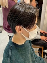 グッドタイムエフティフィフス 横浜西口(GoodTimes ft.fifth)&nbsp;ニュアンスパーマセンターパート韓国風センター分けコンマヘア