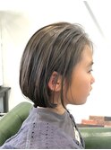 ★似合わせカットグレーベージュ髪質改善インナーカラー前髪