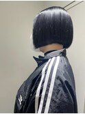 ボブ　ブルーブラック