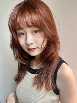 ガーランドギンザ(Garland Ginza) ロングレイヤー/レイヤーカット/暖色カラー/水素カラー/銀座