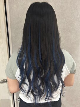 ビス ヘア アンド ビューティー 西新井店(Vis Hair＆Beauty) インナーカラー×ブルー