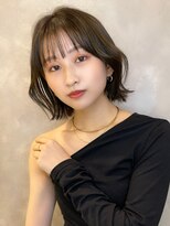 トルネード(TORNADO) 韓国ボブくびれボブ切りっぱなしボブ額下ボブ M0806表参道