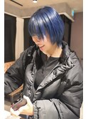 【till_ayaka】ショートウルフ＋ネイビーカラー