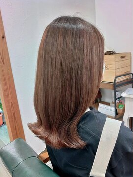 ヘアアトリエ ナイン 岡部店(hair atelier nine) メルティーカラー/似合わせカット/ウェーブミディアム/福島市