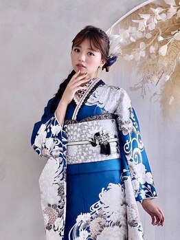 千代田美容室の写真/【一関】スピーディかつ美しい着付けが自慢◎貸衣装やフォトスタジオも完備しております♪