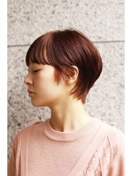 クリコ ヘアーデザイン(CLICQUOT hair design) オレンジ×コンパクトショートスタイル