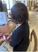 【あんstyle】チョコレートブラウンにフワッとボブパーマ!