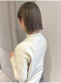 【YOKE】ミルクティーベージュ金髪ボブホワイトブロンドボブ