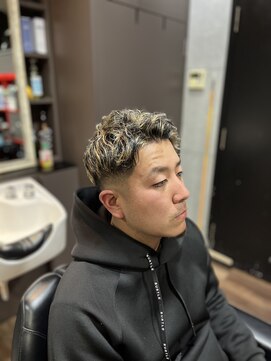 グロウヘアワークス(grow hair works) ツーブロック×メッシュ