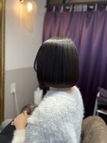 ベルヘアーラグゼ(Bell hair Luxe) 憧れツヤサラボブ