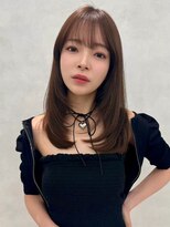 エジョン 八幡山店(Aejon)&nbsp;レイヤーロング/ヘルシースタイル/韓国ヘア/ベビーピンク/調布