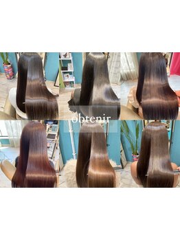 髪質に合わせお悩み解決◎うねりやクセを改善し、シルクのような指通りと滑らかな質感にファン多数！