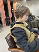 ミルクティーグレージュ【四日市/ブリーチカラー/髪質改善】
