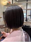 切りっぱなしボブ