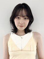 シュク 高円寺(SYUK)&nbsp;くびれミディ/大人可愛い/シースルーバング【kanna 高円寺SYUK】